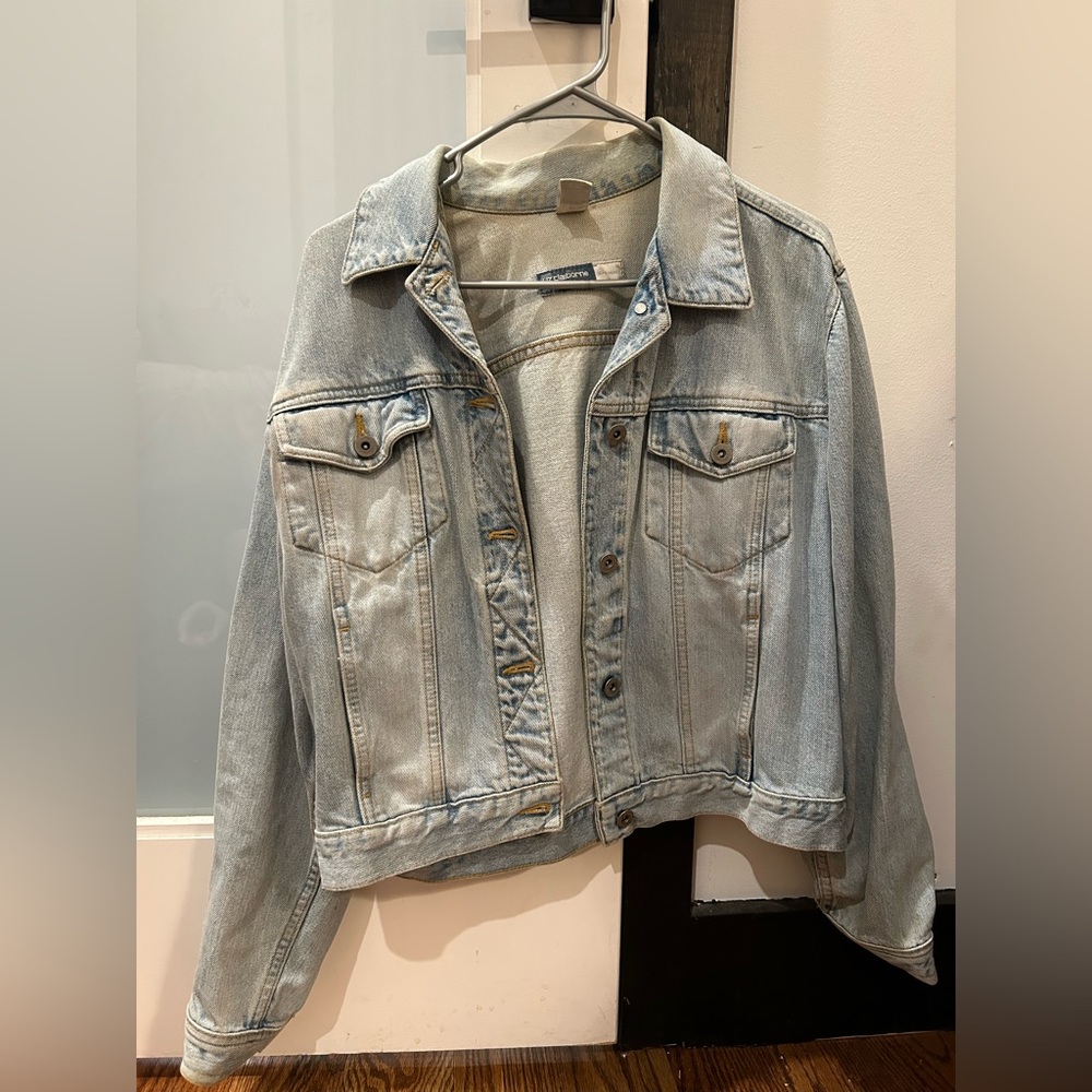 Distressed Y2K Liz Claiborne Jean Jacket